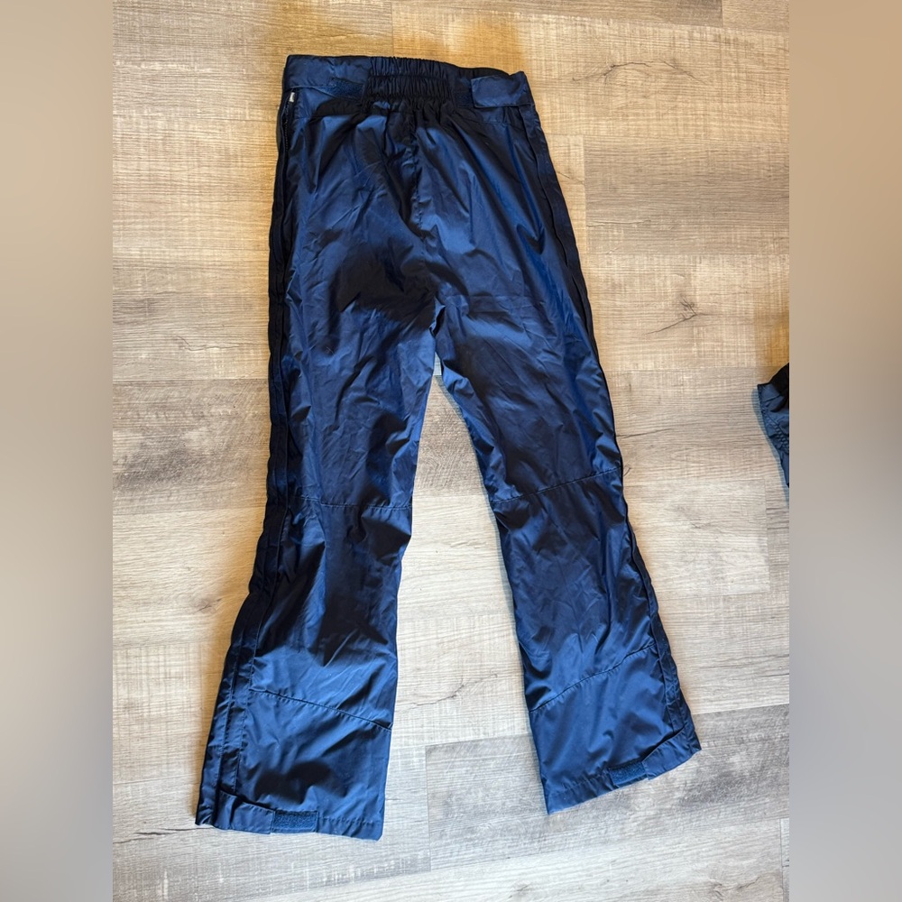 Columbia M women’s outdoors navy blue ski snow-winter adjustable waterproof pant - Picture 7 of 11